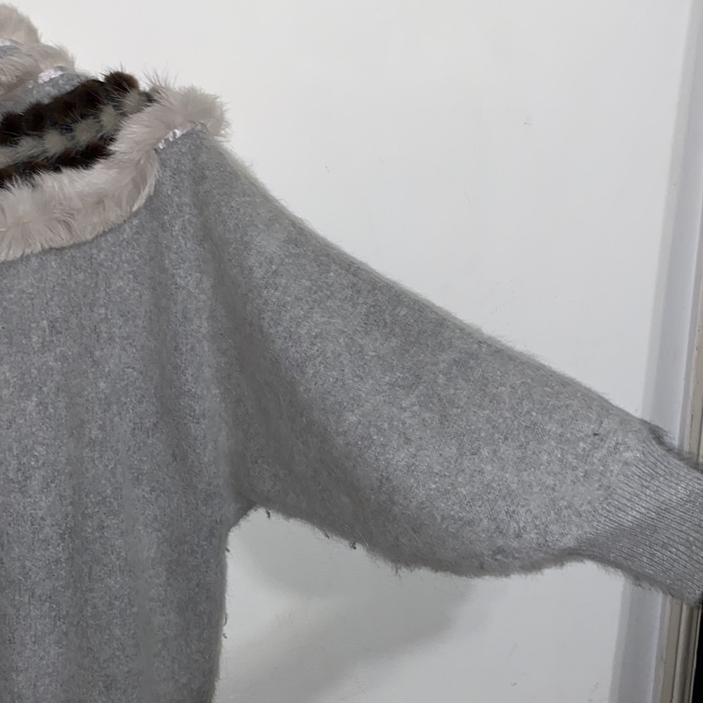 Vintage Mitra Angora and Lams Wool Button Down Sweater - Picture 13 of 16